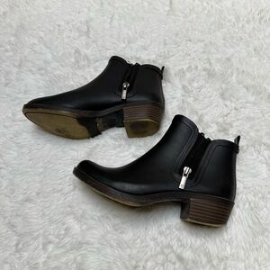 Lucky Brand Black Ankle Boots Size 6
